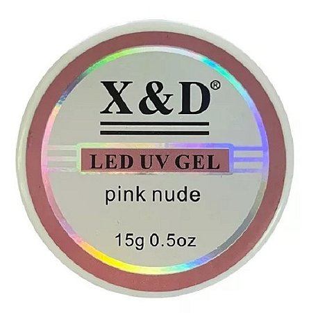 Gel construtor XD cor Pink Nude 15 gramas Melhor preço do Brasil.