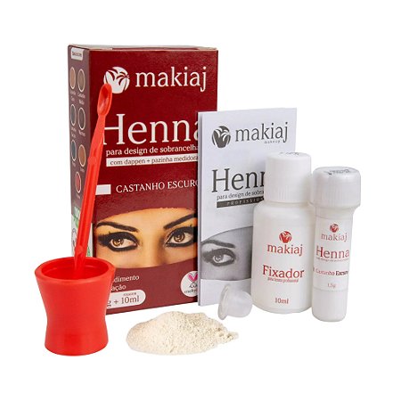 Henna Makiaj Castanho Escuro 1,5g