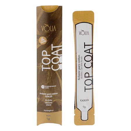 Volia Top Coat – Gold Sachê
