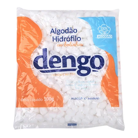 Algodão Hidrófilo Bola 100g Dengo