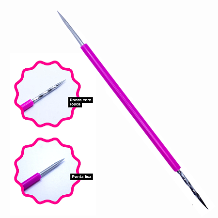 Palito duplo com silicone Aiko