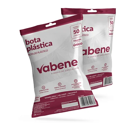 Bota Plástica Vabene 50un