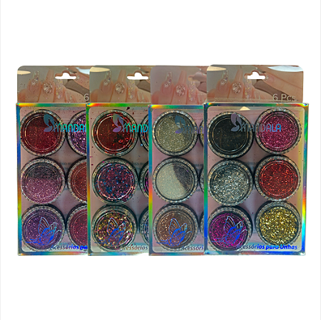 Glitter Mandala 6un