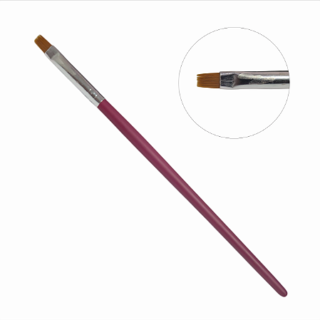 Pincel Simples Reto para Gel