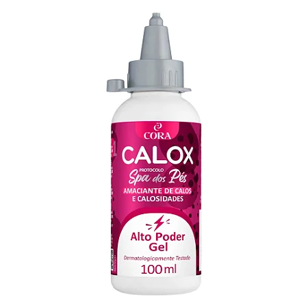 Amaciante de Calos e Calosidades Cora (Calox) Alto Poder Gel 100ml