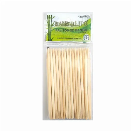 Palito para unha Bambu - ponta/chanfro 50un