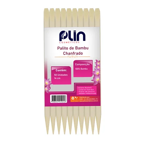 Palito de Bambu Chanfrado Plin