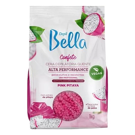 Cera Confete Pink Pitaya 1kg - Depil Bella
