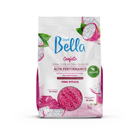 Cera Confete Pink Pitaya 1kg - Depil Bella