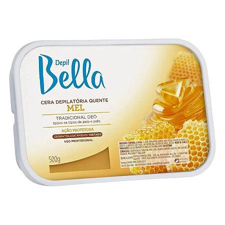 Cera Barra Mel 500g - Depil Bella
