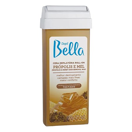 Cera Roll-On Própolis e Mel 100g - Depil Bella