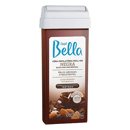 Cera Roll-On Cacau e Óleo de Amêndoas 100g - Depil Bella