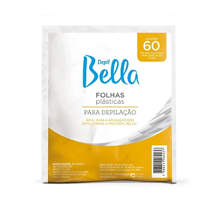 Folha Plástica para Depilação Depil Bella 60 fls