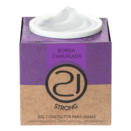 Nails 21 Gel Strong Borda Camuflada 34g