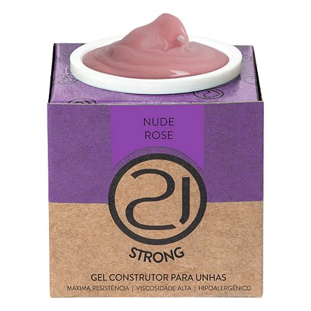 Nails 21 Gel Strong Nude Rose 34g