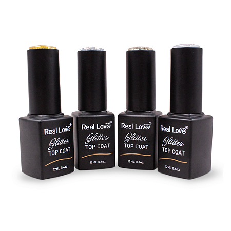 Glitter Top Coat 12ml - Real Love