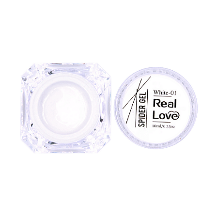 Spider Gel Branco Para Unhas 10ml - Real Love