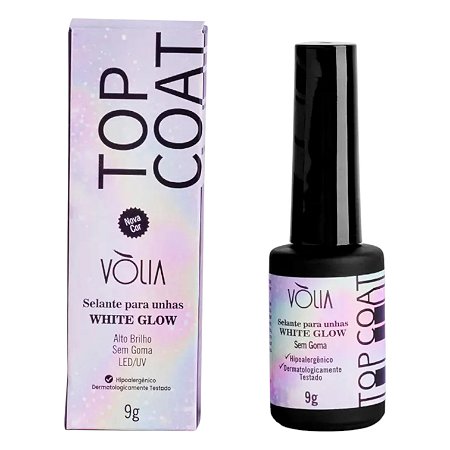Volia Top Coat – White Glow Frasco
