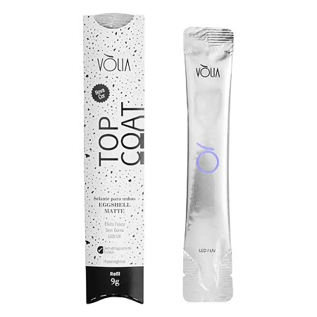 Volia Top Coat – Eggshell Matte Sachê