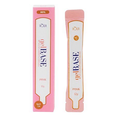 Volia Gel Base Pink – Sachê 12g