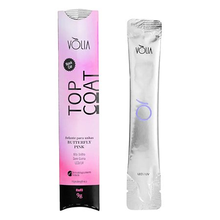 Volia Top Coat – Butterfly Pink Sachê