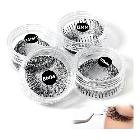Cilios Telinha em Pote