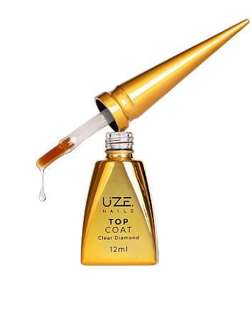 Top Coat Clear Diamond 12ml Uze Nails