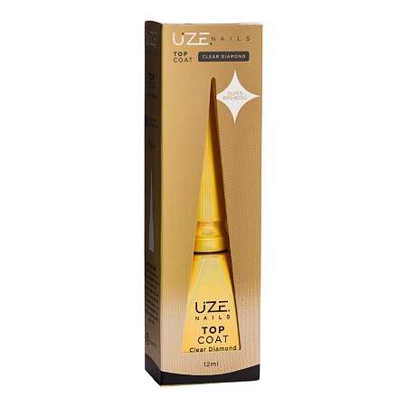 Top Coat Clear Diamond 12ml Uze Nails