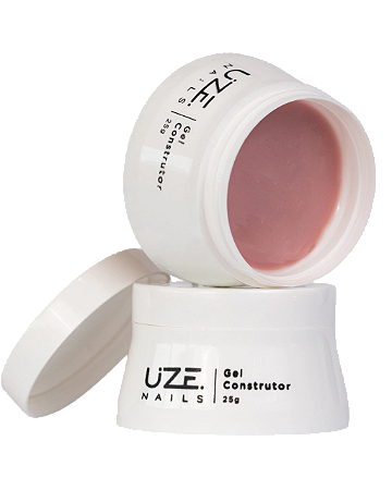 Gel Construtor Natural Nude Pink 25g Uze Nails