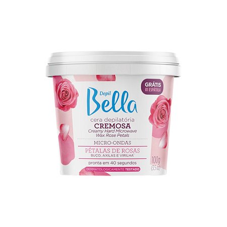 Cera de Microondas Petalas de Rosa 100g Depil Bella