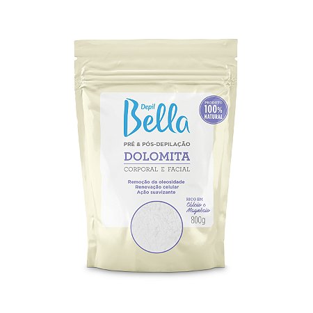 Dolomita Corporal e Facial 800g - Depil Bella