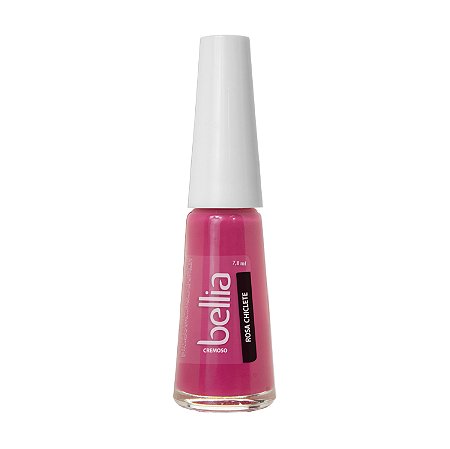 Esmalte Bellia Cremoso Rosa Chiclete Atacado Pacote com 12 (doze)