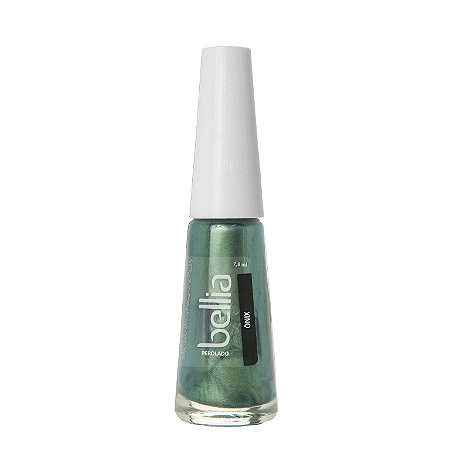Esmalte Bellia Perolado Onix Verde Atacado Pacote com 12 (doze)