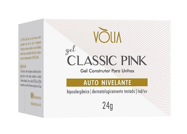 Vólia Gel Classic Pink Rosa Clássico 24g - Original