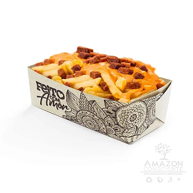 Barca Multiuso Feito com Amor (15x7x5,5cm) - Pacote com 50 unidades