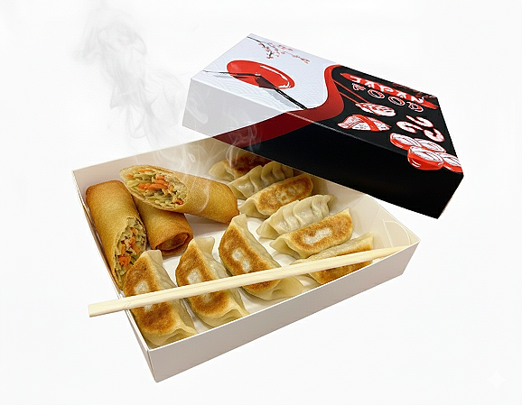 Caixa para Sushi Japan P (16x13x4cm) - Pacote com 50 unidades