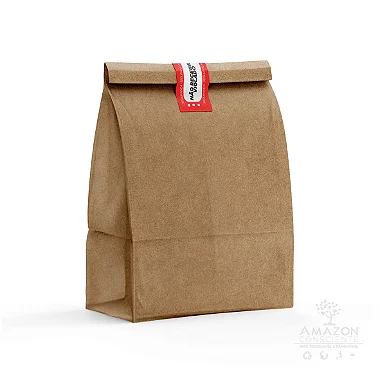Saco Kraft P (15,5x30x15,5cm) - Pacote com 50 unidades