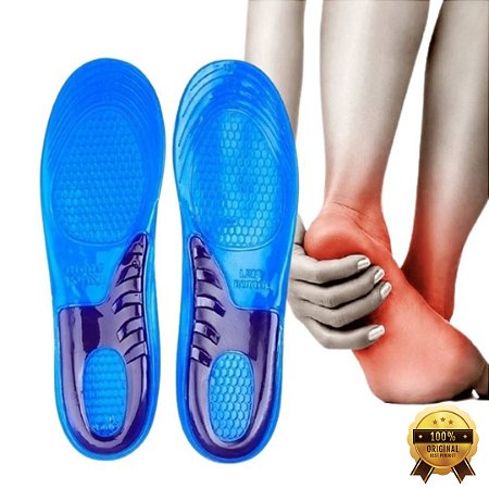 Palmilha Gel Ortopedica Palmilha De Silicone Fascite Plantar
