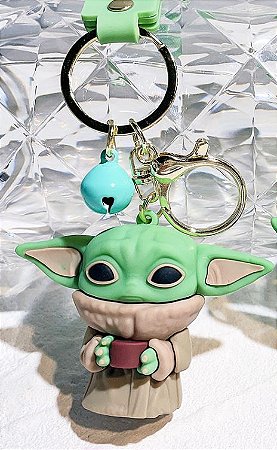 Chaveiro 3d Baby Yoda Pronta Entrega