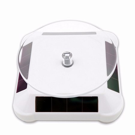 Plataforma Solar Giratória Para Itens Pequenos Joia Relógio