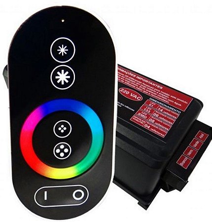 COMANDO DE LUMINÁRIAS LED RGB TOUCH SODRAMAR