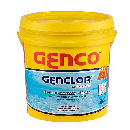 Cloro Genclor Granulado 10Kg Genco