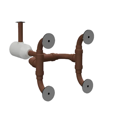Kit Hidromassagem Mini – Conjunto de 4 bicos Cristal Inox