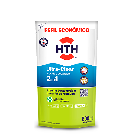 Ultra Clear 900ml HTH Algicida e Decantador