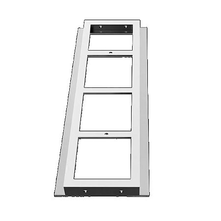Contramarco Inox para Grelha Modular e Ret 108x264mm Cristal Inox 57430