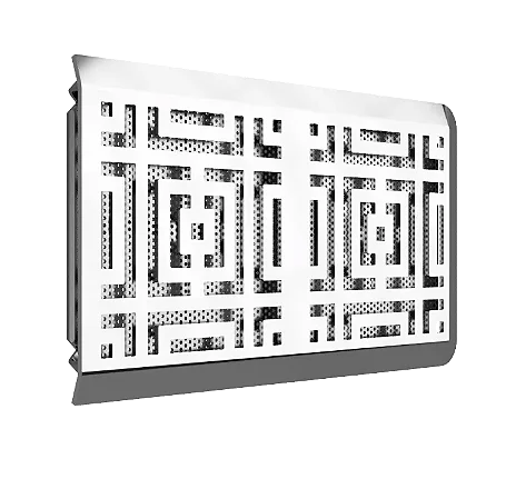 Grelha Modular Lateral 152x274mm Inox316L Maya Cristal Inox 37164