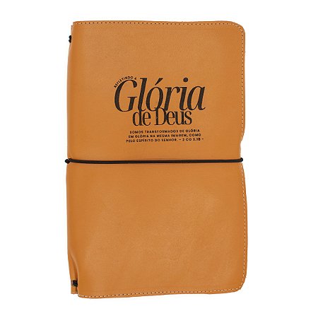 Caderno JUAD com capa de couro