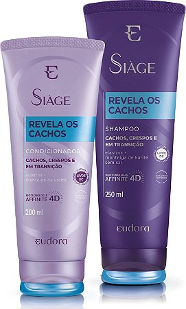 Kit Siàge Revela Os Cachos Shampoo + Condicionador
