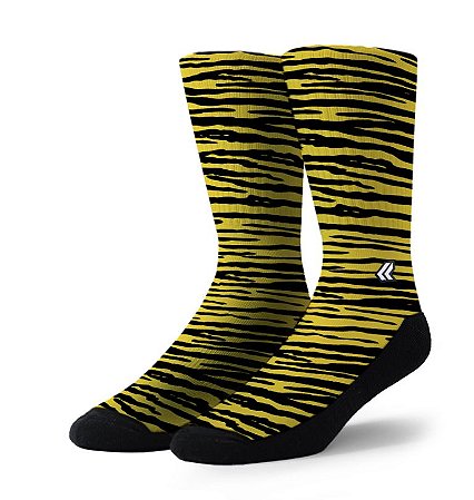 Meia Esportiva Dry Tigre Amarelo Lurk