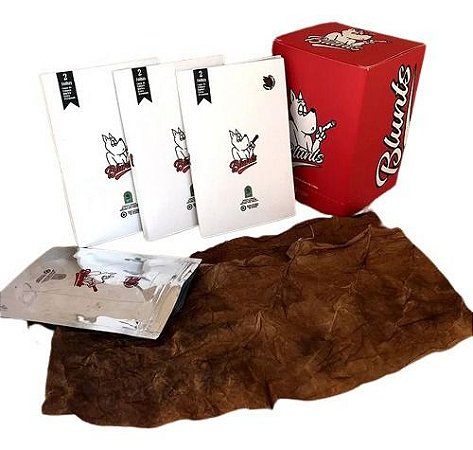 Seda Blunt Smoking Dog Mel 3 Folhas